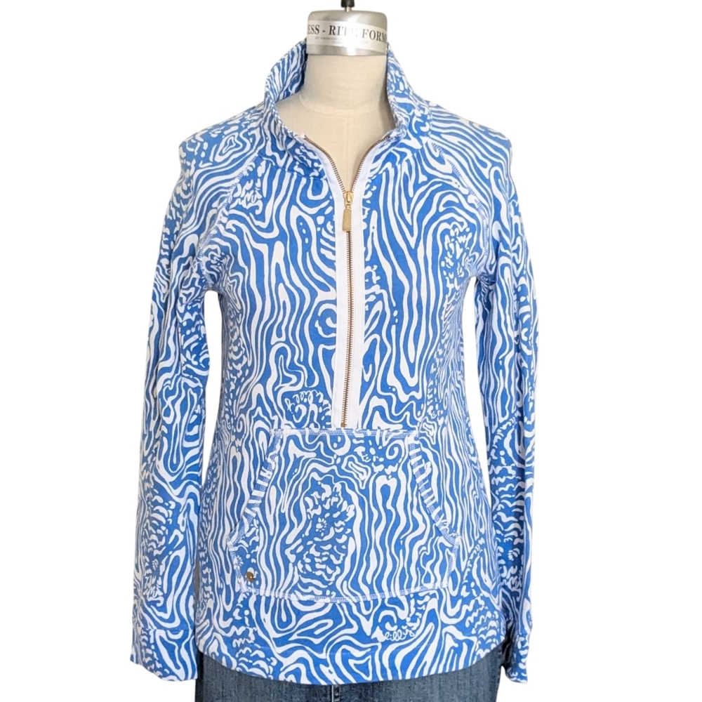 Lilly Pulitzer Skipper Popover Top Size Medium